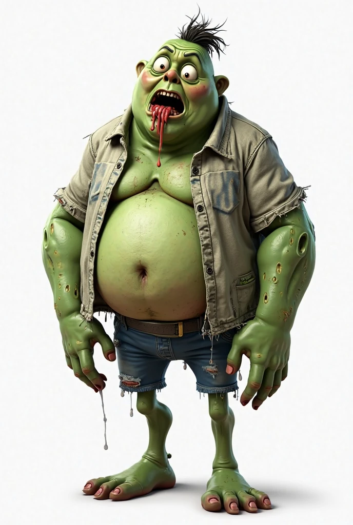 a photo of Shrek zombie, portrait, morbidly obese, studio lighting, hdr, z4mbi portrait <lora:ZombiePortraitXL_v1:0.8>