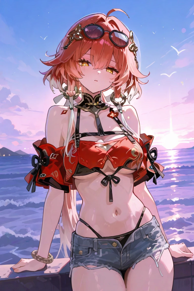 femele　barechested　opening legs　hot onsen　Yol