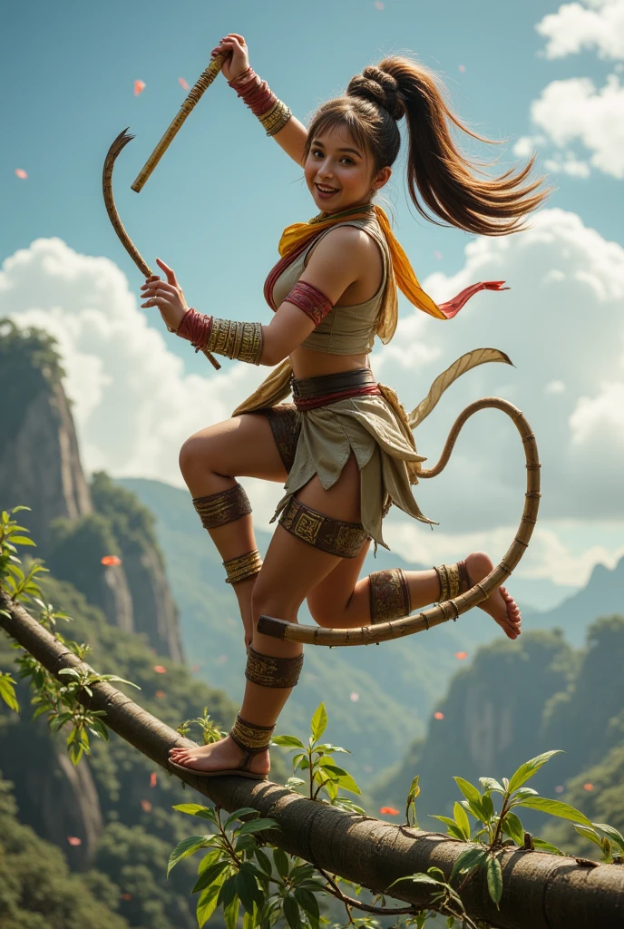 CG Giant Secret Realm,Asian women pose in colorful bikinis, Realistic secret manga girl rendering, detailed face of a asian girl, Realistic in the secret world, Smooth CG art, Realistic. Cheng Yi, Realistic secret style, A lovely secret rendering, Rendu portrait 8k, Render character art 8 K, Kawaii realistic portrait, (Linen batik scarf), Angry fighting stance, looking at the ground, Batik linen bandana, Chinese python pattern long-sleeved garment,Uncharted(Abstract propylene splash:1.2), Dark clouds lightning background,废墟(realisticlying:1.4),Black color hair,Flour fluttering,Telephoto lens high, A high resolution, the detail, RAW photogr, Sharp Re, Nikon D850 Film Stock Photo by Jefferies Lee 4 Kodak Portra 400 Camera F1.6 shots, Rich colors, ultra-realistic vivid textures, Dramatic lighting,8K quality, Girls,Backstreets, Dark clouds lightning background(realisticlying:1.4),Black color hair,Uncharted, RAW photogr, Sharp Re, Nikon D850 Film Stock Photo by Jefferies Lee 4 Kodak Portra 400 Camera F1.6 shots, Rich colors, ultra-realistic vivid textures, Drama light film CG society,Tropical canyon battle scene、Chinese big breasts、Vintage trench coat、three kingdom、ember、100 people、Faraway view、intense battles、high detal、masuter piece、NSFW,Multi-layered long-sleeved gauze garment,Quick-dry vest,Colorful cotton and linen sweater,Red and black snake cloak cloak,Doomsday ruins(Uncharted)Climb the streets(Armageddon)eyes filled with angry,He clenched his fists