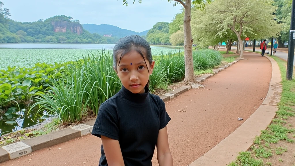A girl pledge In pahari language