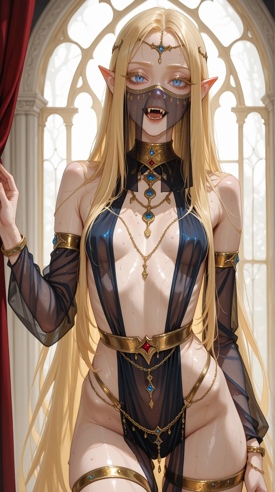 Highest quality, masterpiece, Ultra-high resolution, female、Big Breasts、エロfemale、Elf、Lewd、Bitch、Pervert、transformation、I love sex、Obscene lines、Slut、Estrus、A confused face、Horny、Erotic Costumes、Love Hotel、Wet