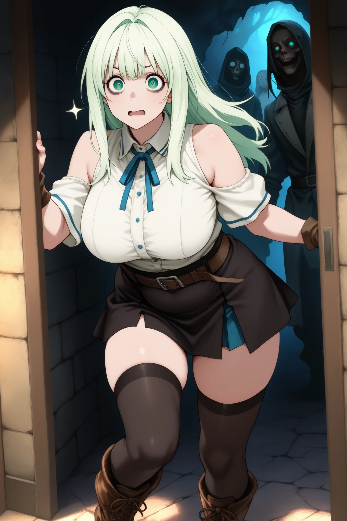 Anime. 1 girl. Baby. Lovely girl. Zombie. Gray hair. Long hair. Red eyes. Beautiful eyes. Perfect eyes. Expressive eyes. Blind eyes. Blind. Ideal face. Ideal anatomical body. Beautiful long legs. Beautiful body. Beautiful nose. 12 years old. Beautiful character design. Shiny skin. Gray skin of a dead man. Dirty light dress. Torn light dress. Slave. Slave collar. Shackles. No panties. panties. Barefoot. Urinary incontinence. She wants to pee. She needs to pee. She has a strong, desperate urge to pee. She peed herself. The girl can't stand straight. She pees standing up. Middle Ages. Fantasy. City. City cemetery. Full moon. Snot flows from the nose. Whole body. nsfw. Official art. Extremely detailed CG Unity 8k wallpaper. Ideal lighting. Ultra high resolution 4K. Super detailed 8K. A high resolution.