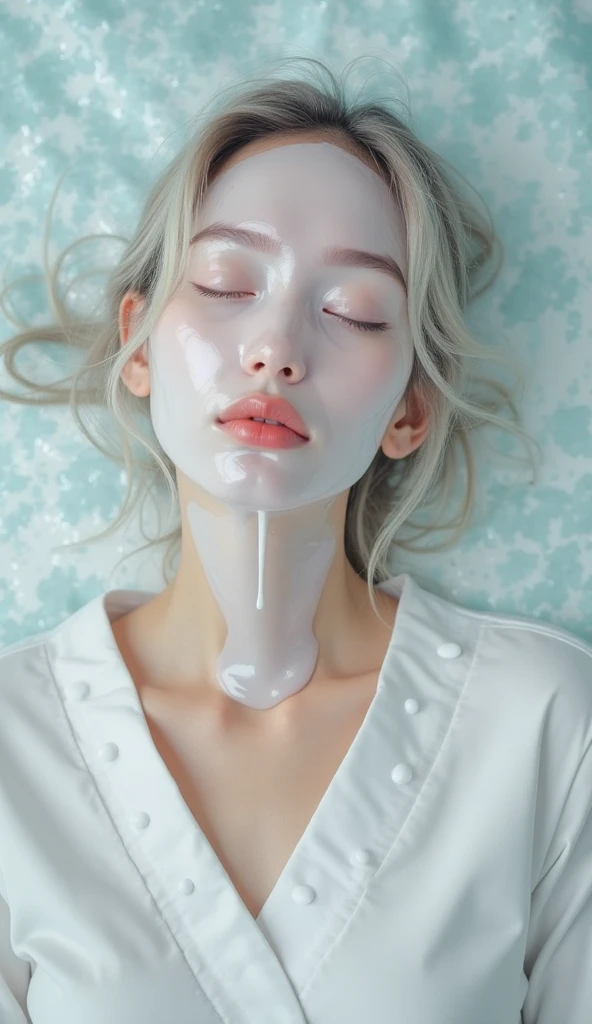 (Tabletop、highest quality、8k、Award-winning works、Ultra-high resolution)、One beautiful woman、(Face close-up:1.6)、(Semen-covered face:1.5)、(nude:1.2)、(Pure white background:1.3)、Facing forward、(Beautiful glossy, moisturized and smooth blonde hair:1.1)、(Sparkling golden eyes:1.3)、Long Hair、(Long Bangs:1.1)