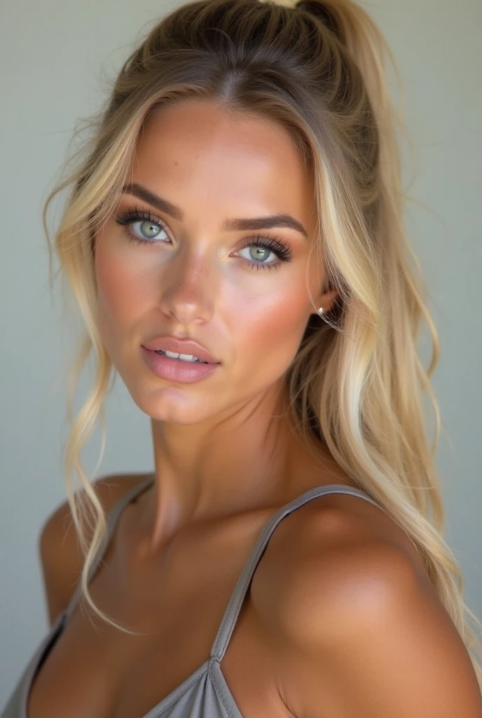 sexy blonde woman