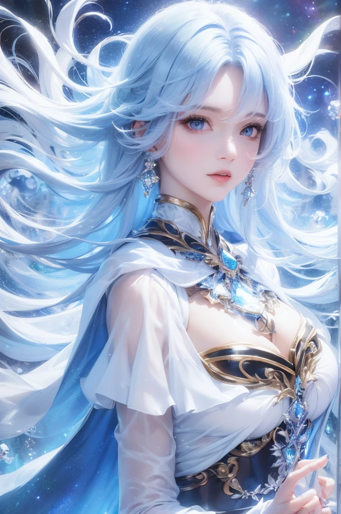 low-teengirl, 10yo, princess of dragon, (Highest quality authentic textured skin),(abyssal),(Fine, Round, Symmetrical eyes),Delicate facial features,(Burning bright and cold eyes), she have beautiul tiger eyes, very slim and thin body, ?????, nude, (She has a mischievous smile on her face),(Her face is gentle and beautiful),Glass earrings on the ears,,(Blonde hair),(silvery white hair),(Maroon hair),(Swim at the bottom of the sea),(Full body portrait:1.5),(Dramatic photo:1.4),(dramatic pose),(flamboyant photo)(facing up),(Looking down),(Around her neck hangs a simple necklace of exquisite craftsmanship),A messy painting,(Hair flows in water:1.5),(Underwater, Marine life, Beautiful coral reef, Fish),(Vortices and tidal currents in the background),(Dramaticlight),(Magnificent scene),(Surrounded by beautiful dragon),In the distant background is a temple submerged in a coral reef,the reef,Epic realism,Cinematic feeling,(high-density imaging review:1.5),(Soft color:1.2),Ultra detailed,Dramaticlight,(intricately details:1.1),the complex background,