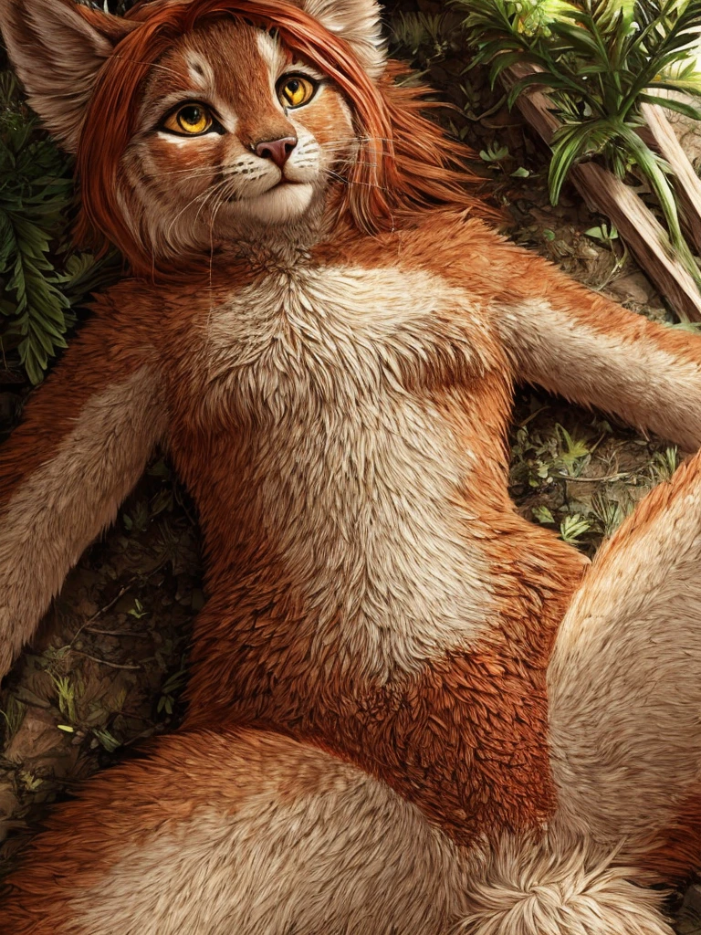 (solo:1.3),
araffe in a bikini and lynx ears in a jungle, furry fantasy art, hyperdetailed fantasy character, furry chest, dramatic cinematic detailed fur, furry character, furry character portrait, anthropomorphic female cat, anthro art, anthropomorphic lynx, realistic fantasy render, queen of the jungle, beautiful young catgirl, 8k high quality detailed art, (((pov top down view)), (missionary sex), (lying on bed), (spreading legs), (sex), (anthro gets fucked by a human), ( human penis inside vagina), ((sweaty)), ((moaning)), (crying), (creampie), (sperm reaches ovum), (impregnation), (fertilization), (thick), (big boobs), (looking at viewer), (very slim waist), (arms over head), (tongue, drooling, drool flowing from tongue), (long hair)