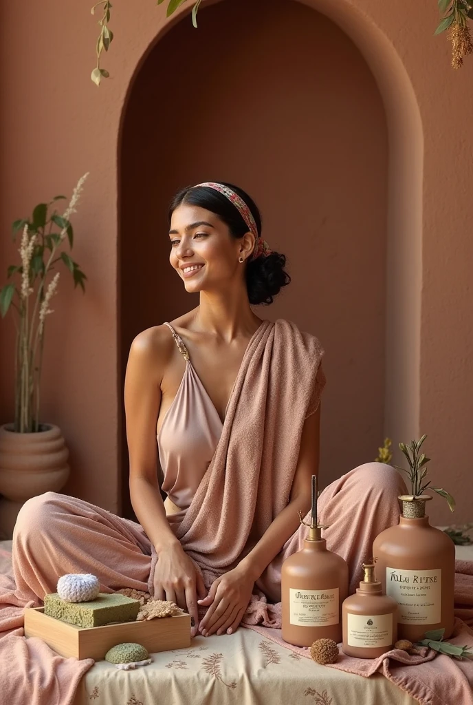 RAW photo,candid photograph, full body,photo of a beautiful,influencer,30yo Kurdish woman,wearing a beige Kaftan, detailed skin,pubes,naked, looking at viewer, thick body structure,white background,no background, candid pose,blue light, film grain, kodak color, instagram LUT