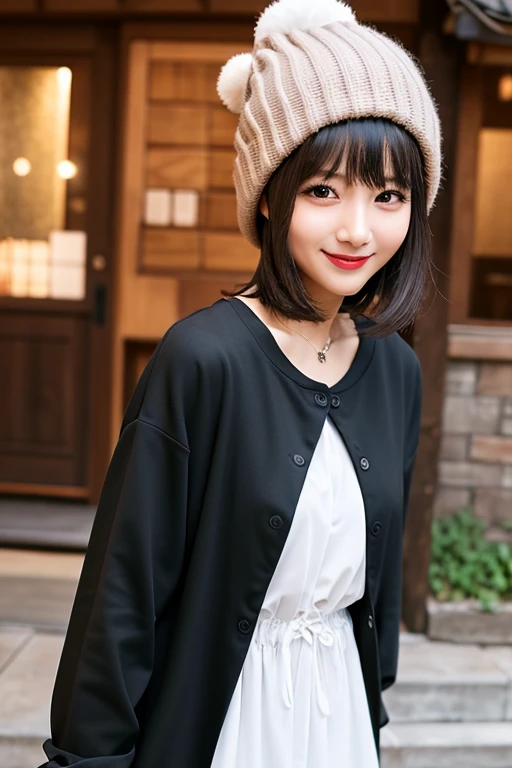 (((Japanese)))() ((((10-year-old girlole body写真 Full Shot short hair Low ponytail whole body Thighs Oversized with long sleeves and hem(mesh)sweater Gathered skirt Black pantyhose cute Moe sleeves Long sleeves Shot from between the legs Spread your legs Spread your legs Smile and squint between legs