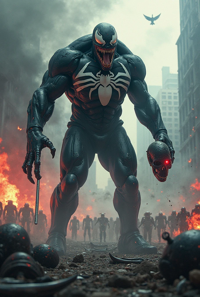 Venom distroid city big size  fire 
