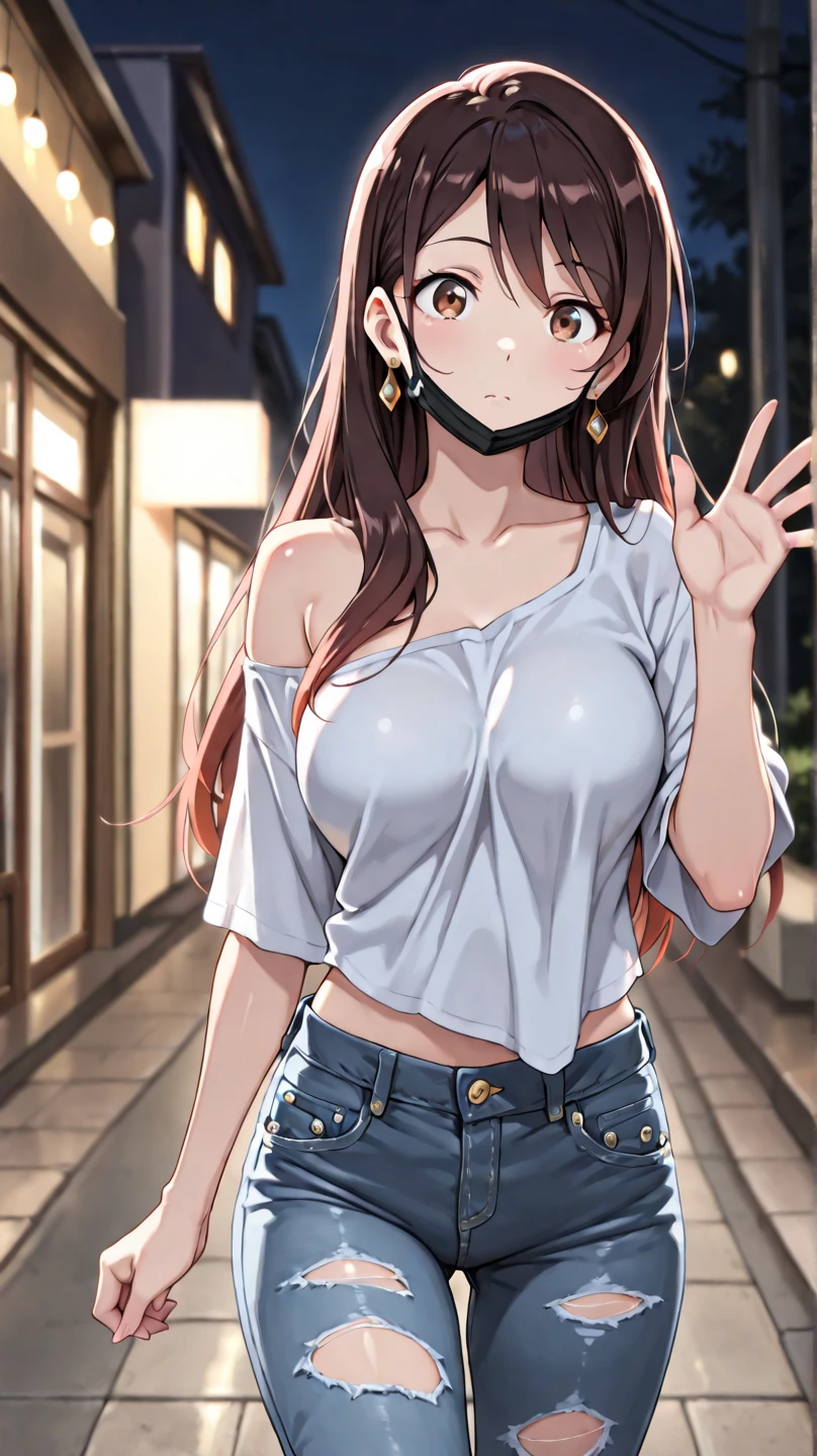 two women in a row、full nude、table top、highest quality、realistic、hyper detail、(Glossy skin、sweaty:1.4)、absurd、look at the camera、brown hair、(pink mesh)、Slender、dynamic lighting、High resolution、sharp focus、Depth of the bounds written、detailed eye、open your mouth、Hugging face、Are crying、realistic eyes、(:1.6)、(thick tight:1.0)、on a busy street、in the amusement park、in the City、building、There are a lot of people、choker、it's wet、tattoo、sitting and spreading legs、attach choker、(The chain is connected to the choker)、hands tied behind the back、 is coming out of 、Turn around and stick your butt out、cum shot、vibrator、spread by hand、semen、bondage play