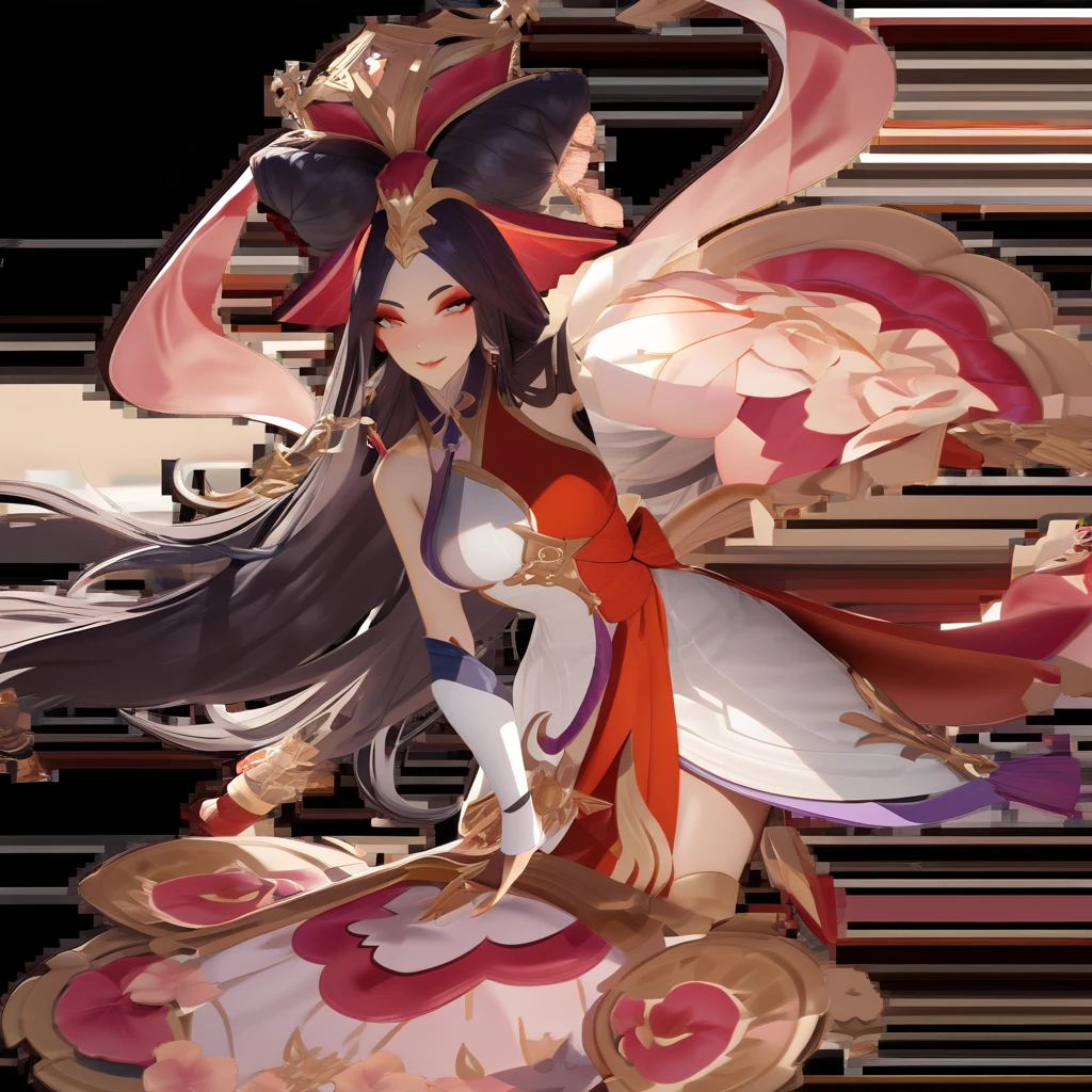 ,amaterasu(sv),1girl,solo,simple background,white background,<lora:amaterasu(sv):0.8>, masterpiece, best quality, very aesthetic, absurdres, (tianliang duohe fangdongye:0.826446),quan \(kurisu tina\),(ningen_mame:0.826446),