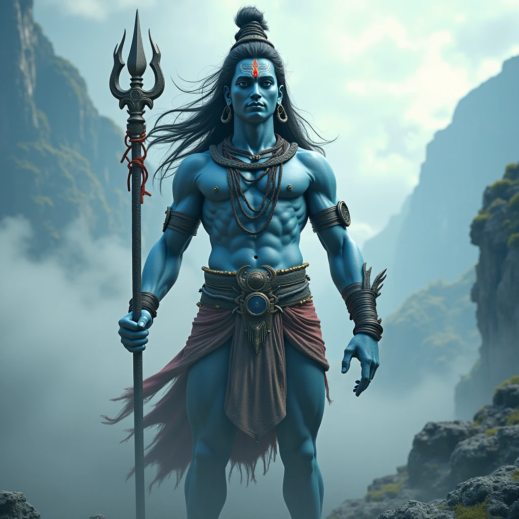 mahadev god standing image