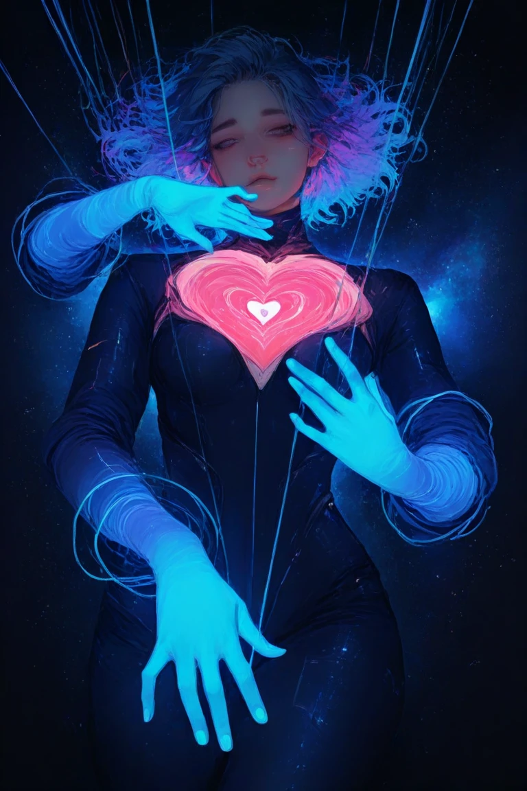 Heart Manipulation A realistic human heart suspended by delicate puppet strings - SeaArt AI