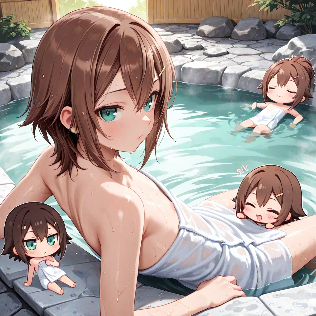 Kasumi Toyama,Band Dream!,(Mother and daughter:1.8), (Two Women:1.6),(Happy smile:1.3),Peace of mind,peace of mind,Trance,Purple eyes,(Absurd, 8k, 4K, Tabletop, Extremely detailed:1.2), Highest quality, Perfect Anatomy,Perfect Face,Heart-shaped pupils,Being spoiled,looks happy,(big breasted mother:1.5),(A girl with very small breasts:1.5),Acme,Masterpiece Nipples,Black pubic hair,Erect nipples, (全裸のMother and daughterが並んで座っている:1.6), nsfw, NUDE, (In the hot spring:1.5), (Hot bath:1.4), (Sweaty:1.5), (peeing:1.7)