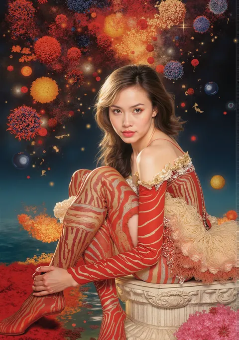 Illustrazione dello stile delle alghe