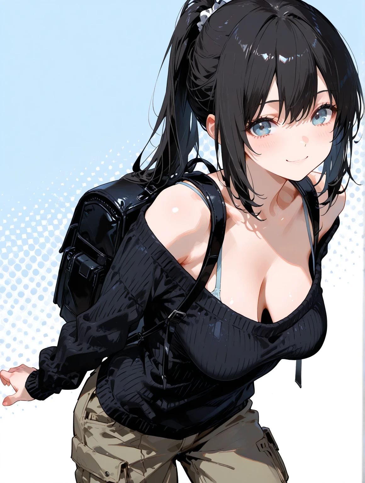 (masterpiece, highest quality, Very detailed, Best Shadow), (Beautifully detailed face), High Contrast,One girl,only,Dark brown hair,Straight Long Hair,Side Tail,green, Clear Eyes,Upper Eye,Shorts, Off the shoulder, Expose your shoulders, Open jacket,She has big breasts,whole body,20generation