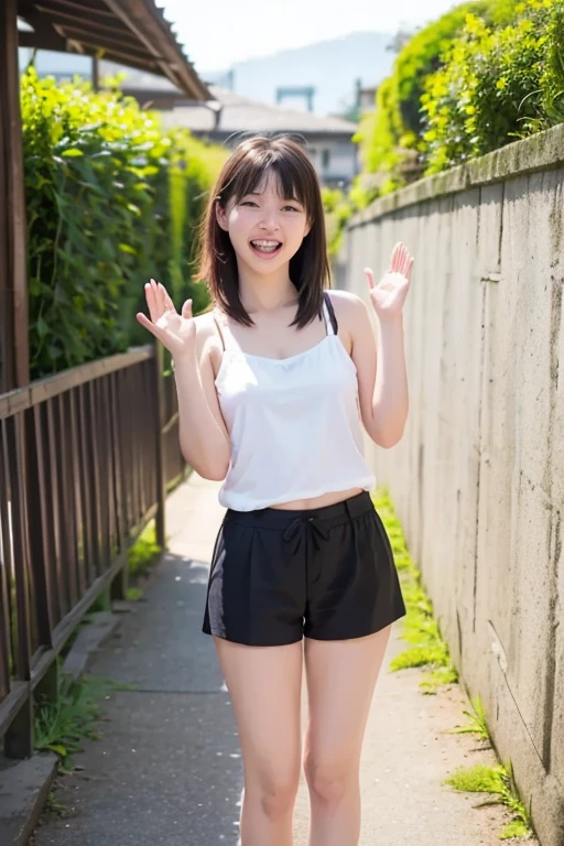 (2Split Photo:1.3)、Magazine Cover:1.3、(Beautiful 9 year old Japanese female town Street in Summer,All are under 90cm tall:2.0), Cute Face, (Deeply chiseled face:0.7), (freckles:0.6), Soft Light,Healthy white skin, shy, Bob, (Serious face), (Sparkling eyes), Summer Street Corner, thin,Small nippley lower body is wet、Semen leaks from the vagina、Semen dripping from the mouth,((Completely naked))、Show off your attitude、{(2Split Photo:1.3)、(Standing posture、Bend both knees outwards:1.5、Bow-legged:1.3)、(Standing posture、Bend both knees outwards:1.5、Bow-legged:1.3)}、Accurate limbs、Accurate Fingers、Accurate Fingersの本数、White sneakers:1.3、around the girl6People Girls、Cute smile、Laughing with your mouth open