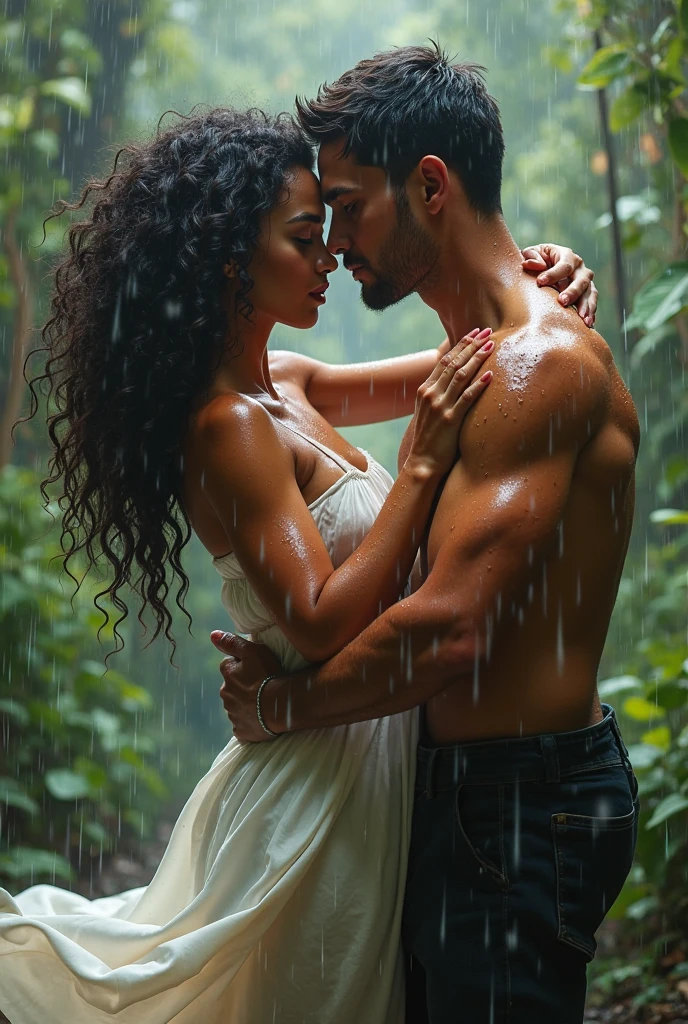 deepika padukone and ranveer singh in rain scene from, very beautiful photo, romantic scene, romantic mood, under rain, romantic!!!, lovely couple, movie stills photography, carnal ) wet, hd movie photo, beautiful scene, dreamy and romantic, wet from rain, rain like a dream, wet look, film movie still, monsoon, realistic movie still, wet body, sexy movie photo, very romantic