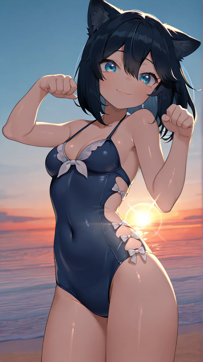 Buttフリフリ、Butt、Swimwear、tomboy、Low - Angle、dance