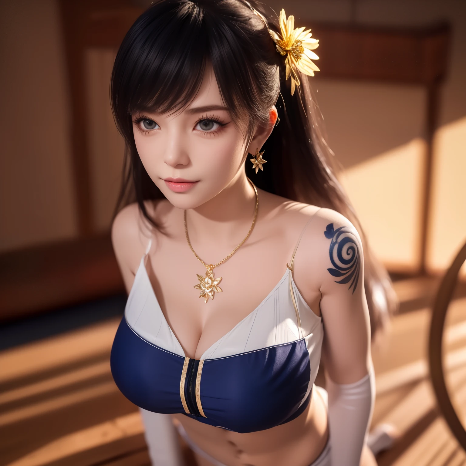 (highest quality:1.4) ,unreal engine,masterpiece, super resolution,(realistic: 1.3),(Liar:1.4),vagina,sex,highest quality, Raise the hand,very delicate and beautiful, High resolution,kissing face,NSFW, 1 girl, Tifa_lock heart, smile, black hair, long hair, purple dress,beautiful detailed red eyes, round chest, big breasts,in the bedroom