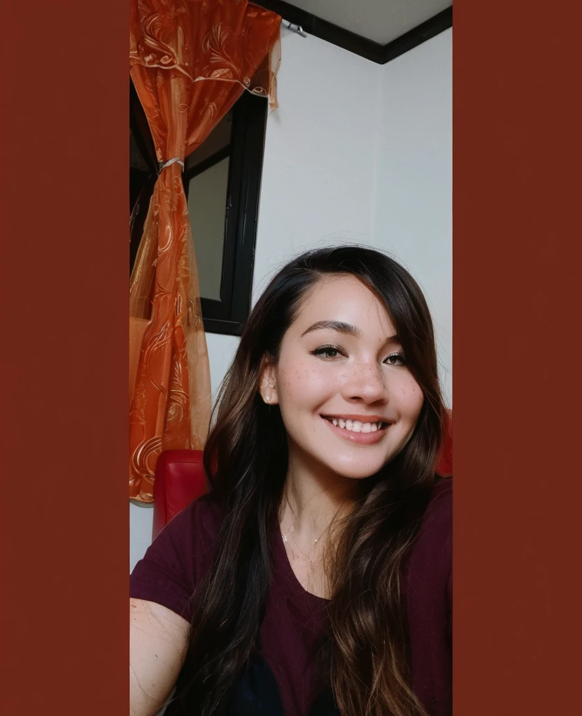 there is a woman wearing a black sando, smiling and posing for a picture, cindy avelino, 2 , 2 8 years old old, 30 years 3 0 years old woman, roge antonio, headshot profile picture, photo taken in 2 0 2 0, discovered photo, picture, 2 3 years old, ayahausca