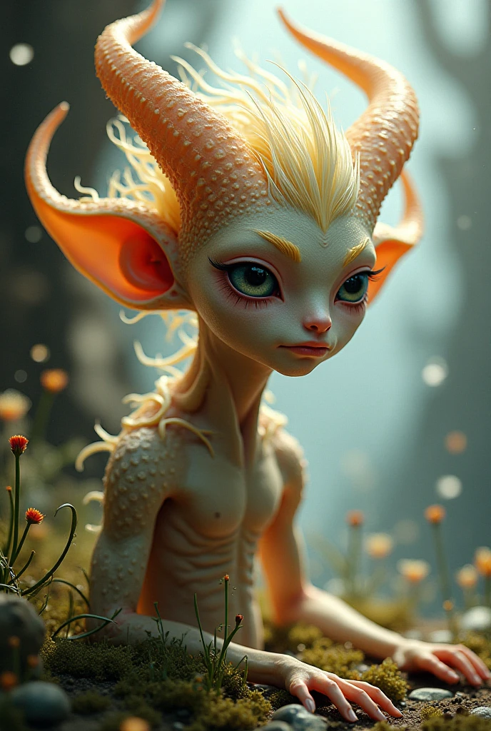 An ugly elf, too black and with the biggest ears on the planet
