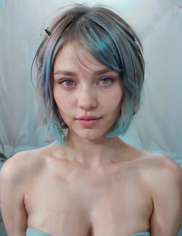 8K, Top Quality, Intricate Details, Ultra Detail, Ultra High Resolution, Masterpiece, ((close up shot)), side view, (full body: 1.1), Slender, Smile, (Makeup: 0.4), (Fluffy Blue Eyes: 1.21), blue Eyes, ((full body)), 1girl, solo, 1 girl, (( full body)), close up shot, , ((tall)), (((fit body))), (((slim face))), sharp face, sharp eyes, ((random colour hair, random hairstyle )), (detailed face), sharp face, small lips, standing,
(( naked )), detailed face, detailed breast, , large breast, detail ass, , Beautiful girl with accentuated slender abs: 1.4, Six Pack Abs: 1.4, Bust Botox, Big, Perfect Body, detail leg, ( dark background)), black background,