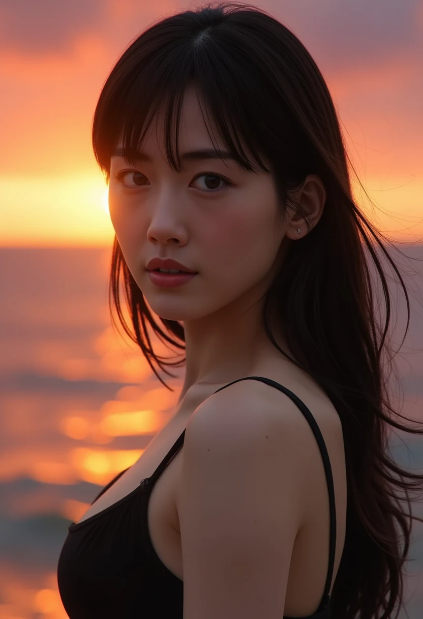 (full body:1.3),nsfw,(nude:1.5),Hyper Reality: 1.35), (Realistic: 1.4), Beautiful Japanese Women, smile, Alone. ((( no makeup in the coal mine))), masterpiece, high quality, high quality, Alone, very nice, Puberty, Only Girl, Well-trained slender body, Muscular, slender body, (( Super :1.4)),(((ロケット))), (high quality)),(( so delicate and beautiful)),(( depth synthesis is very shallow )), ((Incredibly shallow depth of field)). familiar, (( so delicate and beautiful)), ((( depth synthesis is very shallow ))), ((( unbelievably absurd ))), Dark brown hair, let your boyish bob hair flutter, Shag Hair, wolf cut, Big Hair, windで揺れる髪, Slim Body, ((( smaller ))), Like a salon model, cool face :1.4, Androgynous facial features,(:1.3) ,(final:1.2),(Vulgar:1.3),(Ridiculous:1.1),(steam:1.1),(Wet:0.8),(trembling:0.8),(tears:0.7) ,( drools:0.6),(sweat:0.8), opens her mouth, poor, Dynamic Angle, Focus on women, {Particles of light}, detailed background, Soft Writing, (dramatic), sunset, very beautiful sunset, live-action, Realistic, (Blurred Background), (((skinnybody))), (((wind))), ((Movement)), ((Emotion)), ((colorful)), ((baby face)), Wither, Ocean Background, ((( cowboy shot))),(((nsfw))),URZAN-6500-v1.1, (Raw photo:1.2), (Photorealistic), Beautiful detailed girl, Very detailed目と顔,((Pant voice)), Beautiful and fine details,(whole body) (scrawny:1.8),File size is big, nsfw(Huge ), High resolution, Very detailed, Highest quality, [masterpiece:1.6], Awareness-raising, Very detailed, In detail, Highest quality, HVery detailed uniform 8k wallpaper, Cinema Lighting, One Girl、、Cute Japanese 、nsfw((((skinny body))))、Perfect figure、nsfw,(nude:1.5),nsfw,((lying, on back,irresistible,M , Woman,missionary)), nsfw,(M open leg,at bed:1.3)big, longbreasts、[Long Breasts、Heavy chest、H Cup:1.8]、Cute droopy eyes、Beautiful big eyes、nsfw[sexual excitement:1.1]、[Lying in bed:1.5]、Raise your hands、 smile、Shining Eyes、Accentuate your cleavage、Big 