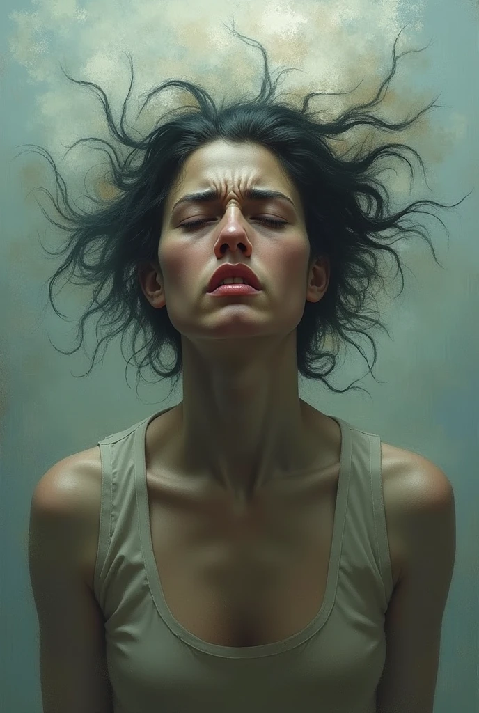 woman with emotional instability
