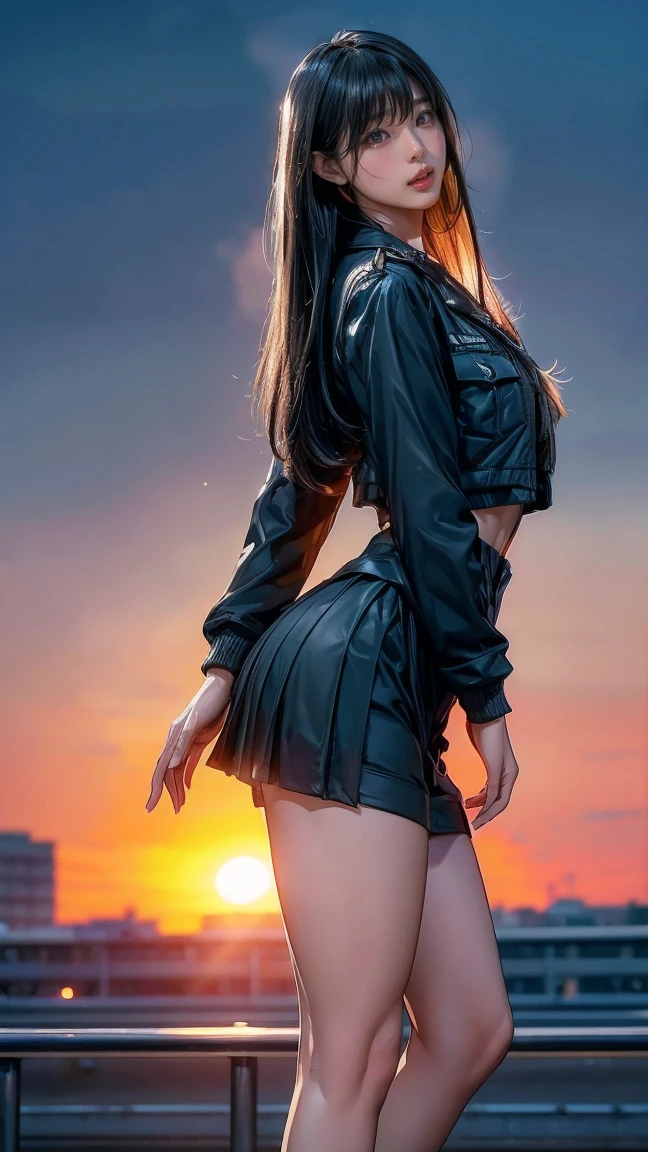 (highest qualityr)、 (obra maestra)、(Professional lighting with fewer shadows:1.5)、 (Un hiperrealista)、(elegante), (Perfect Anatomia)、(Girl proudly standing in front of the camera shows her breasts、Otra chica del otro lado、Lean over and pull your butt out towards the camera), ( pechos enormes:1.3), (Blanqueamiento brillante de la piel sin arrugas ni escalones,,:1.3), (Beautiful blue eyes with long eyelashes and a red teardrop with her hair half tied up fluttering in the wind), (El disfraz de un uniforme de chica de secundaria de longitud micro mini.:1.8), (Mostrando orgullosamente sus pechos con ambas manos desde el frente:1.7), (Otra chica del otro lado、To beautifully emphasize the proud super big、Show a pose with buttocks exposed directly behind:1.7), (Se besan cara a cara mientras tocan hechizantes:1.3), (Caras hermosas detalladas), (Filmed in a garden full of flowers:1.2),