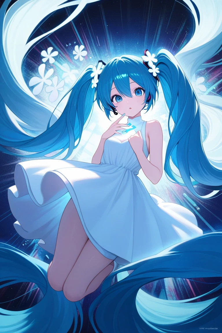 ((masterpiece)), Confused, ((Lily_Pokemon)), Aqua Eye, blonde,ponytail、Beautiful white skin、White ribbon, White Sailor Suit、White pleated skirt , Sleeveless, ((Charm))、smile、Perfect proportions、((Angle from below))、Water Drop、