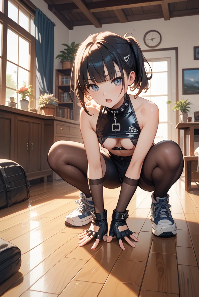 ((full body:1.4)), irohaisshikitest, iroha isshiki, short hair, brown hair, (brown eyes:1.5),
((black tank:1.4)), ((black converse shoes:1.4)), ((short jeans:1.4)), ((fishnet stockings:1.4)), ((underboob1.4)), ((smug face)), red face.
BREAK, playground background, ((squating)),
BREAK ((looking at viever:1.4)), BREAK (masterpiece:1.2), best quality, high resolution, unity 8k wallpaper, (illustration:0.8), (beautiful detailed eyes:1.6), extremely detailed face, perfect lighting, extremely detailed CG, (perfect hands, perfect anatomy),