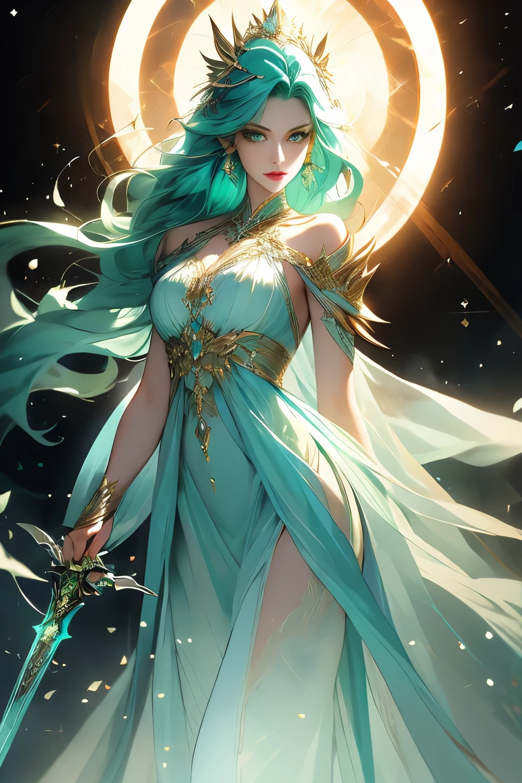 Name Luminara: Luminara would be a mystical character, a kind of healer and spiritual advisor. I would wear costumes that resemble the elements of nature, como folhas, flowers and stones. Your mask would be delicate, with details that evoke serenity and wisdom, like soft lines and earthy colors. It would have a headpiece with feathers and small crystals that sparkle in the light. Luminara would be known for her soft voice and fluid gestures, Using your knowledge of herbs and the stars to help other characters resolve their dilemmas and find balance.