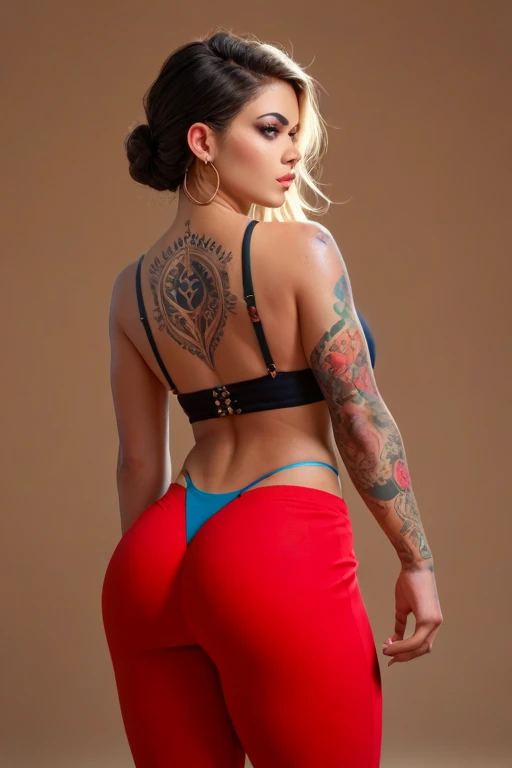Tattoo beautiful snakes and roses