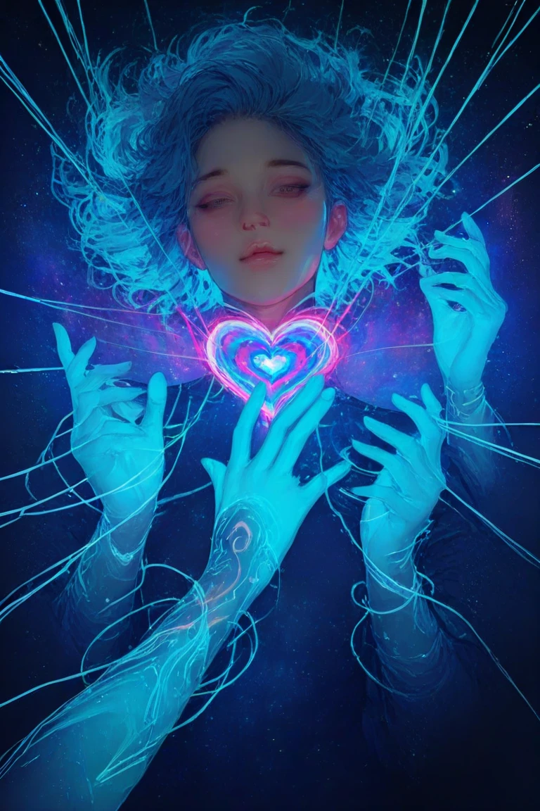 Heart Manipulation A realistic human heart suspended by delicate puppet strings - SeaArt AI