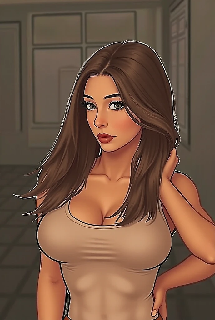 Confused eyes Hidden Big Breasts Barely student
