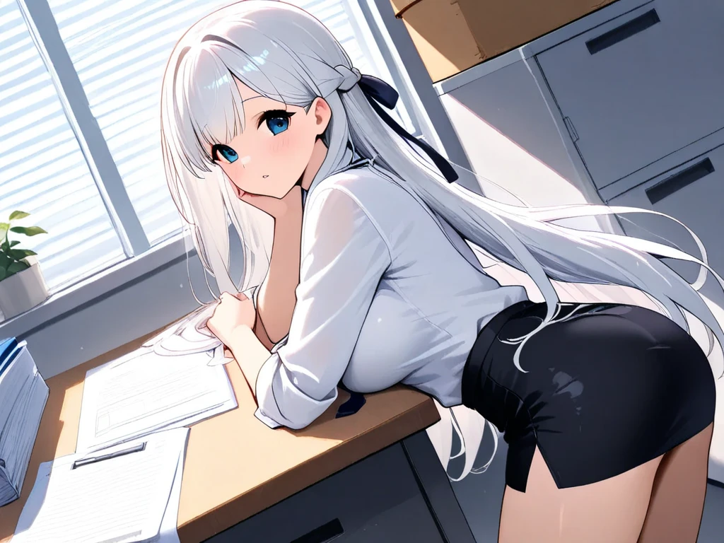 Cartoon girl sitting at a desk with a laptop, Manga style illustration, Digital anime illustration, In the art style of Bouwater, In the style of digital illustration, Illustration Style, Beautiful illustrations, Cute and detailed digital art, Beautiful digital illustrations, Great art style, Trending on artstration, Professional Illustration, Cute digital art, Reproduction illustrations, Beautiful drawing style