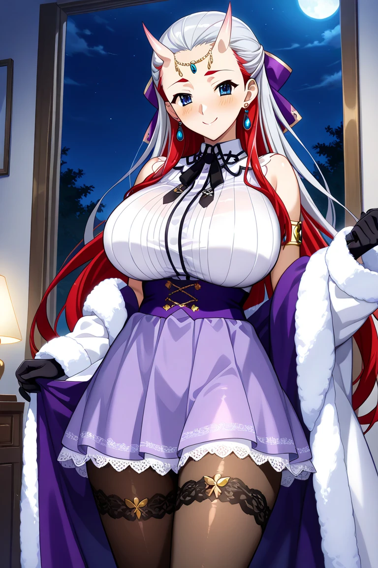 My name is Hikaru, I am a white test woman with long red hair and black eyes. I am 1.60cm tall and weigh 46kg. My breast sizes are 300 cm, my waist is 60 cm and my hips are 200 cm. Dressed in a long gold and white dress with a fluffy skirt like a princess . With big breasts 300 cm