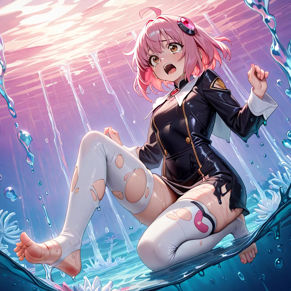 highest quality,vodka(Umamusume),,Completely naked,legs open,pussy,Excited,blush,tentacle sex