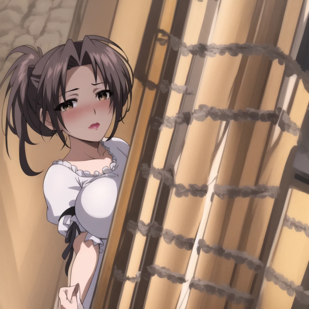 {artoria pendragon_fate ubw:1.15},(((dark brown hair:1.5))), ((beautiful dark blue_eyes:1.5)),((squinting eyes:1.5)) , ((Strong light )) ,  ((1 very tall girl:1.6)),, alone,((very surprised eyes:1.7)),  hair between eyes,,, bare shoulders,, cleavage, thighhighs, ((( very long straight hair:1.5 ))), ((torn wet white camisole, see-through:1.5)) , beautiful light, , close up face:0.2,　detail navel , detail thin thigs, ,  ((sitting on blue liquid:1.8)),((Legs trembling)),                                                                                                                                                                                                                      
trouble eyebrow, ((wet white panties:1.7)) ,                             　　　　　　　　　　　　　　　　　　　　　　　　　　　　　　　　　　　　　　　　　　　　　　　　　　　　　　　　　　　nsfw,(ecstasy:1.8) ,(slut:1.6),(vulgarity:1.7),(fucked silly:1.8),(steam:1.5),(wet:1.5),(trembling:1.5),(((Twisting the body:1.7))) ,(drooling:0.6),(sweat:1.5),closed mouth:0.8, wince,(orgasm:1.7), trembling:1.8,　　　　　　　　　　　　　　　　　　　　　　　　　　　　　　　　　　　　　　　　　　　　　　　　　　　　　　 beautiful upper body, Beautiful body, beautiful character design, perfect eyes, Perfect face, expressive eyes, Turning the face side to side,(church:1.5),in the center of the image, official art,High Definition CG Unity, Perfect lit, bright_front_face_lit, ,(Highest_quality:1.0),4k,Super detailed, photograph, 8K, nffsw, High resolution, absurd:1.2, kodak portrait 400, film grain, Lens flare, (lively_color:1.2) (beautiful,small breasts:1.4), (beautiful_face:1.3),(narrow_waist),((blush)), ((detail nipple)),,saber, dress, pony tail