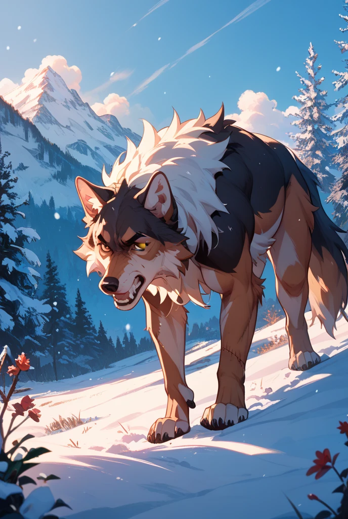 animal focus, three-quarter view, (feral), meowscarada, eeveelution, presenting hindquarters, fur, raised tail, (solo), big eyes, pupils, paws, waterfall, ((symmetrical)), female, anatomically correct, pussy, vagina,,, masterpiece, best quality, by hioshiru, snowskau, foxovh. impasto impressionism, by Michael & Inessa Garmash, Ruan Jia, Pino Daeni, detailed background,