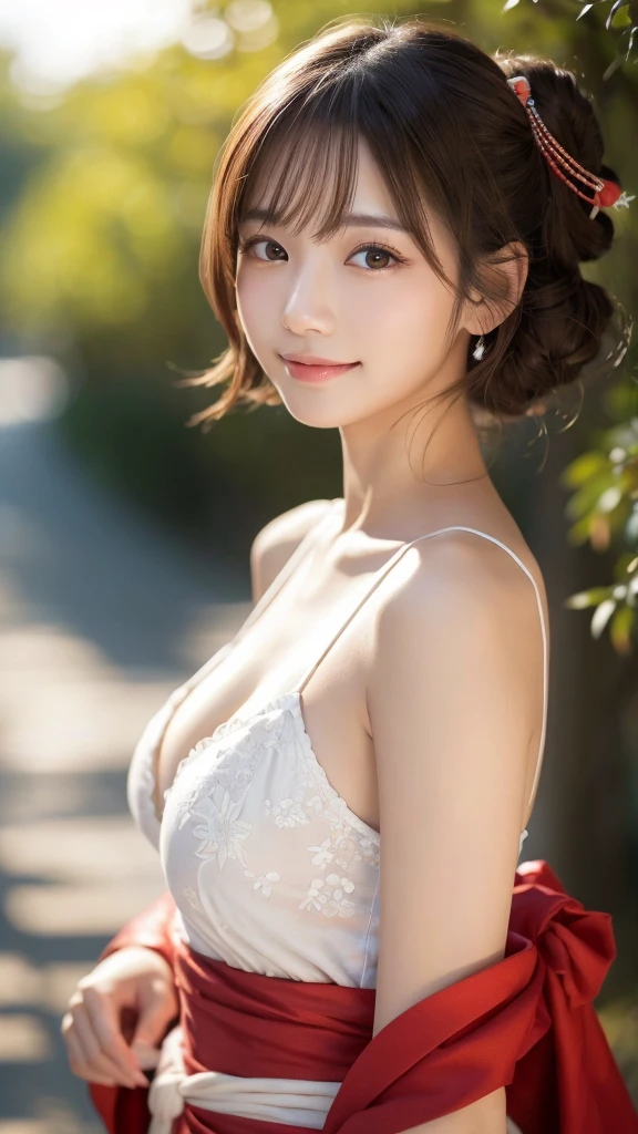Mustepiece, top quality, illustration, ultra-definition, fine details, high resolution, 8K wallpaper, perfect dynamic composition, beautiful detailed eyes, wearing a dress, natural colored lips, random cute pose, perfect and beautiful face, cute, sexy face, sunset, ecstasy face, feminine face, (cherry blossoms, cherry blossoms, falling cherry blossom petals, cherry blossom blizzard, falling petals), waving in the wind Hair, hair fluttering, pink cherry blossoms, petals dancing, cherry blossom snowstorm, wonderful scenery, sunrise, background sun, wind,
