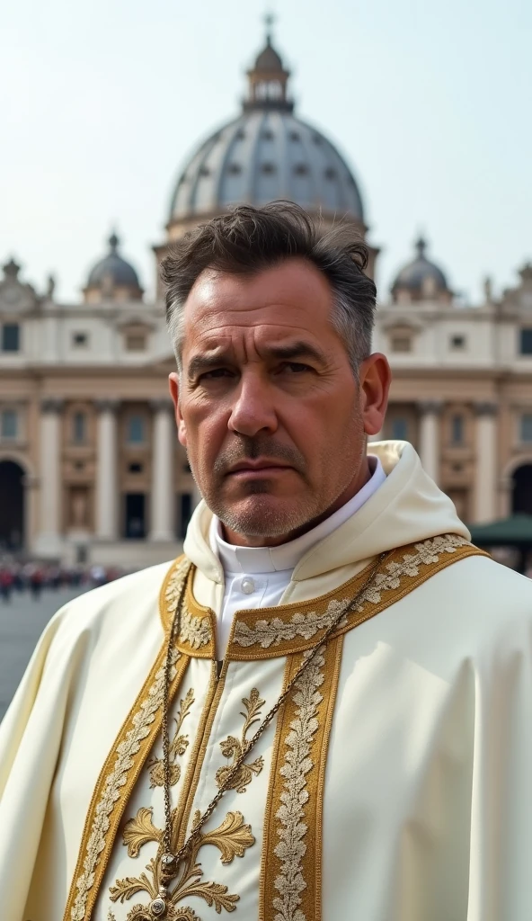 8k, raw, best quality, masterpiece:1.2,realistic, portrait of jp2v1 as old pope , cinematic lighting, ray tracing, octane render,night italian city in background <lora:jpv2:1>