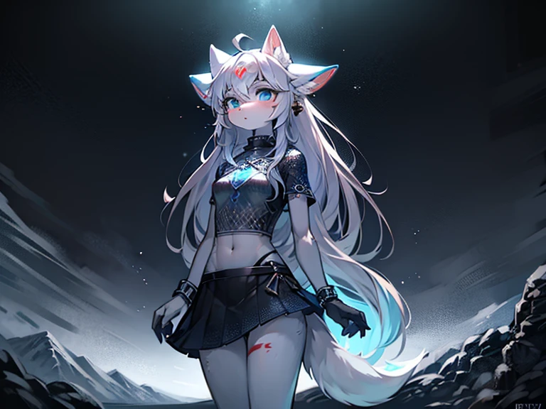 Fox Girl, Fox's Tail, Nine-Tailed Fox,Fox Ears, Black colored hair, Fox Makeup, Kimono with open chest,, Nice body, Avatar, face, Open chest, lewd face, Dominant representation, naughty face,Big Breasts,Emphasize cleavage,Show bare skin