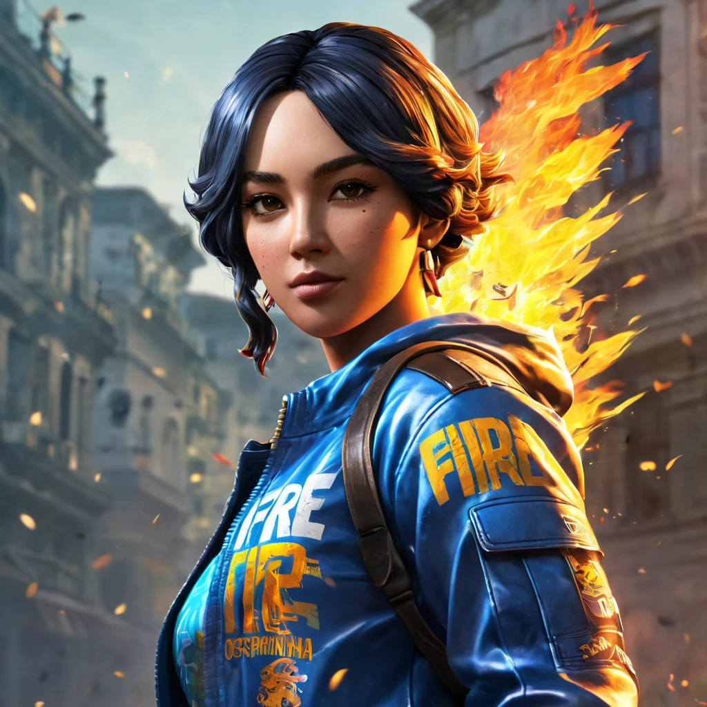 I need free fire custum logo