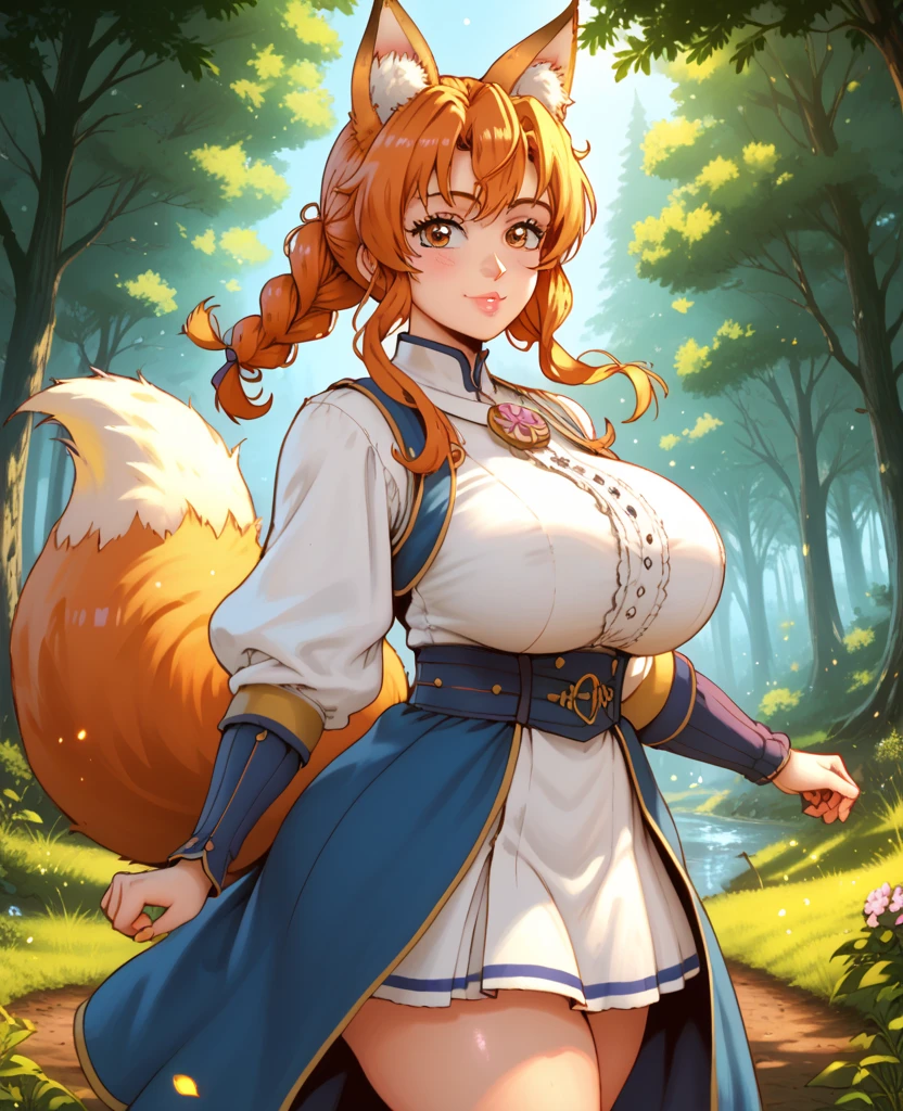 isabelle,A woman with rainbow hair and elaborate teal armor, permanent,Perfect face,Large Breasts,(front:1.5),(furry:1.5),dog_girl,(beautiful/detailed eyes:1.1),long lashes,flowy chiffon,(jewelry/accessories:1.1),well-proportioned figure,(thick thighs:1.1),loona,perfectly high-detail facial features,(perfect detailed eyes:1.5),upright pupils,(cat-like eyes:1.5),smiling,extremely charming,legging,silky long hair,perfect bust,extremely charming and gentle smile, masterpiece, best quality, Ultra-high quality, Ridiculous details,,(best quality,4k,8k,highres,masterpiece:1.2),ultra-detailed