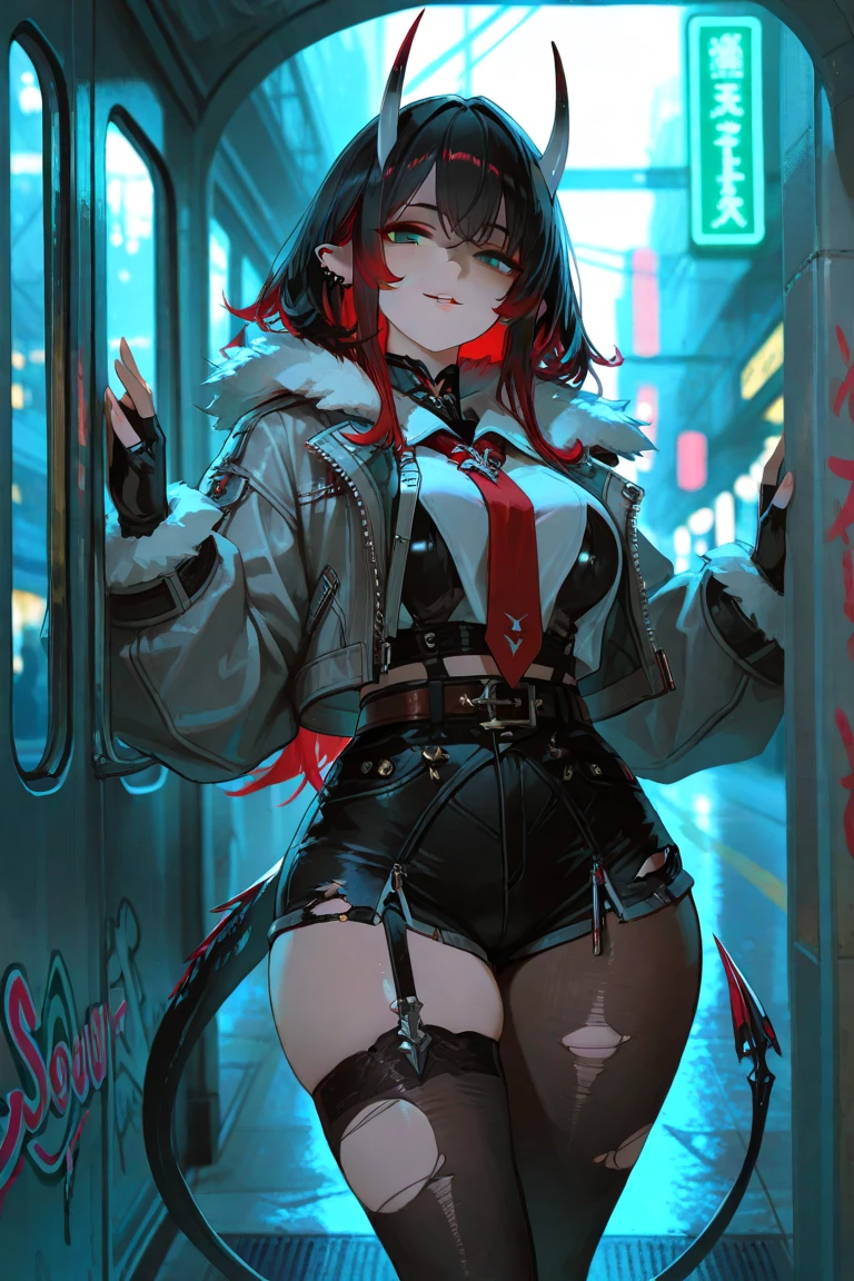 (photorealistic:1.8, highest quality:1.8,8K masterpiece:1.8,High resolution,muste piece:1.8,RAW Photos,cinematic lighting),
cyber punk、city at night、
1 girl、Uruha Rushia、Succubus wings、succubus、Unique、black long coat、Completely naked、light clothing、Torn black leg mesh、skull hair ornament、redhead、long hair、down hair、twin tails、shining red eyes、grin、Sit down、cross your legs、sexy pose、
(elation:1.4)plump nipples、(cameltoe),No split screen,slender abs:1.2,(Young sensual gravure idol)