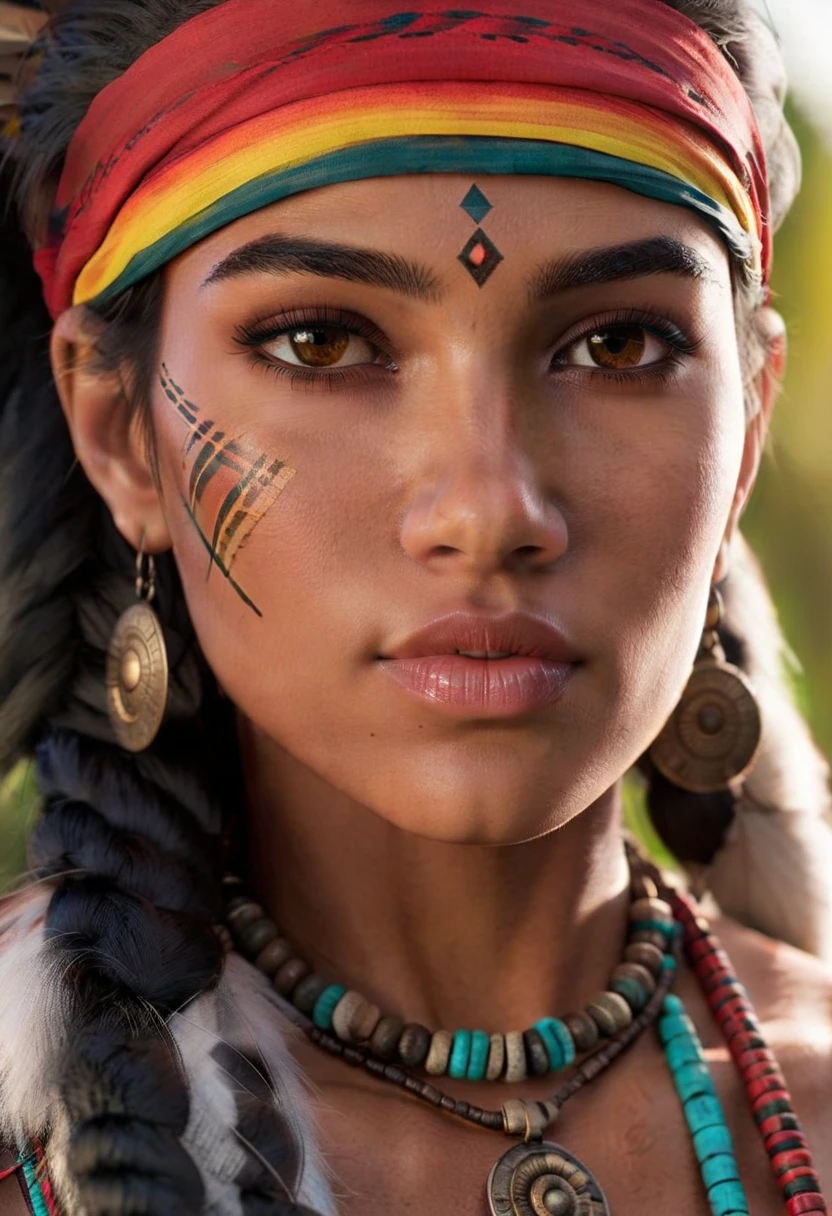 ((Zendaya is a native American woman)), ((she wears simple underwear of a squaw)), (sie badet in einem See), ((schlanke frau)), (kleiner Kopf), ((natural skin texture)), ((she has small round breasts)), ((Ausdrucksstarkes detailliertes Gesicht)), (fotorealistisch), (Raytracing), (scharfer Fokus)