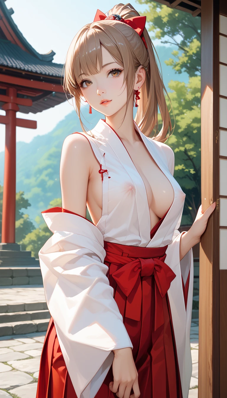 (((((())))))、(((Aya Ueto : 1.4)))、(((A charming face)))、Young face、(((beautiful girl)))、(((A beautiful woman)))、Beautiful woman、Cute woman、((Innocent face))、((Ultra-detailed face))、((Detailed lips))、((Detailed eyes))、((double eyelid))、(((Beautiful Face)))、(((Beautiful, well-shaped eyes)))、(((Beautiful, well-shaped lips)))、Very Short Hair、ponytail、Pixie cut、BREAK、、BREAK、((((Wearing a shrine maiden outfit))))、((((Tied up with wrapping tape))))、BREAK、8 heads、(((slender)))、(((Slim body)))、(((Thin body)))、(((Slim woman)))、(((Flat Chest:1.2)))、BREAK、Photographic quality、Natural light、(フォトRealistic:1.4)、(Highest quality:1.2)、(Ultra-high resolution:1.2)、、RAW Photos、Realistic、High Detail、Film Grain、Detail Skin、Symmetrical、Delicate skin、Real human skin、pores、Super detailed、Detailed、(masterpiece : 1.2)、Thin face、Sharp Face、Small Face、Small face、Narrow shoulders、Small shoulders、Small shoulders幅、Slim shoulders、Narrow shoulders幅、Beautiful Japanese Woman、Beautiful Korean Woman、Slim womanモデル、Young Gravure Idol、Realistic young gravure idol、Young Sensual Gravure Idol、Young Pretty Gravure Idol、Japanese Model、Young Gravure Idol、((From the knee up))、Showing small breasts、(((She spreads her legs and shows her pussy)))、(((Leg spread)))、(arms behind back:1.0)、((((having sex))))、((Expressions of ecstasy : 1.3))、((Squirting))