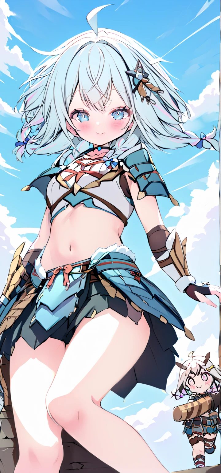 (girl), (pixiv masterpiece:1.2), (fantasy armor:1.3), (white background:1.0), (solo:1.1), (magical girl:1.1), (high leg leotard:1.0)